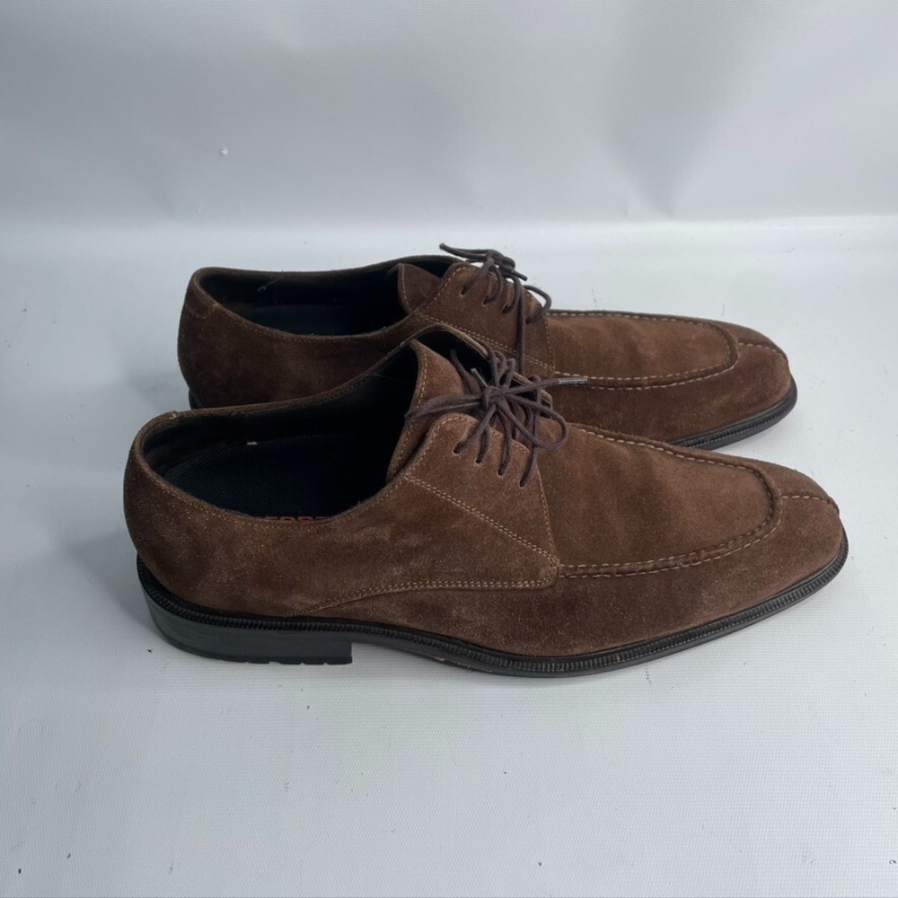 Cole Haan Brown Suede Split Toe Oxfords NikeAir Waterproof Men 11 (READ)
